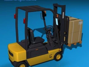 Gabelstapler 2 3D Modell