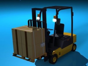 forklift 2 3D Model