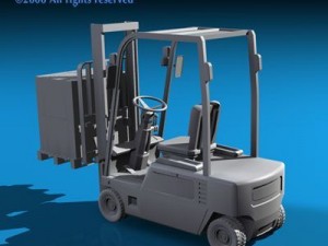 forklift 2 3D Model