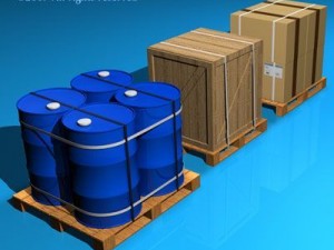 3 pallets 3D Model