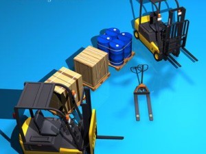 forklift collection 3D Model