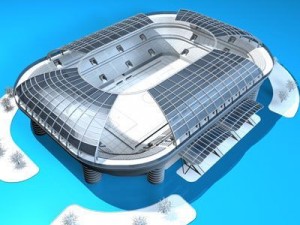 soccer stadium Model 3D