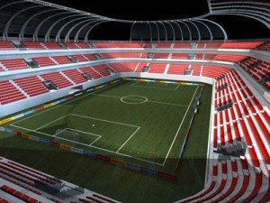 soccer stadium Model 3D