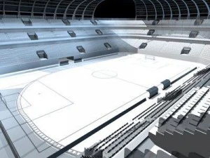 soccer stadium 3D Model