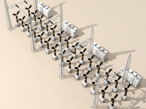 electrical substation elements Modèle 3D