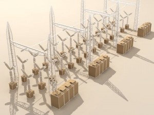 electrical substation elements Modèle 3D