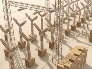electrical substation elements Modèle 3D