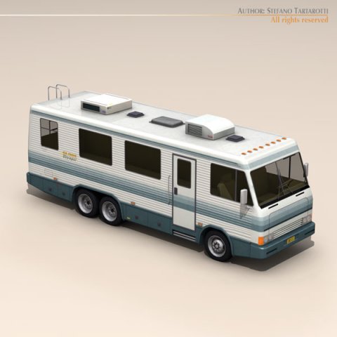 recreational vehicle 3D Model .c4d .max .obj .3ds .fbx .stl .blend 