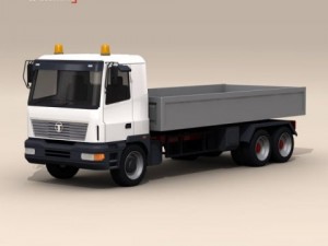 truck low boards deck Modelo 3D