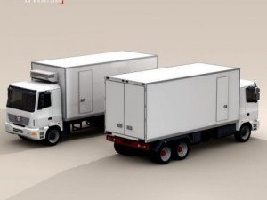 truck fridge Modelo 3D