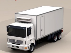 truck fridge Modelo 3D