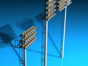 arena lights collection 3D Model