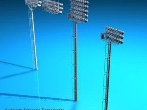 arena lights collection 3D Model