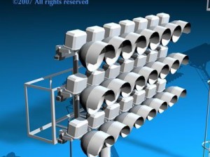 arena lights collection 3D Model