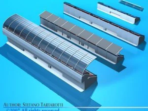 stadium seating areas collecti 3D Model