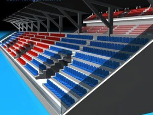 stadium seating areas collecti 3D Model