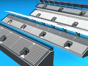 stadium seating areas collecti 3D Model