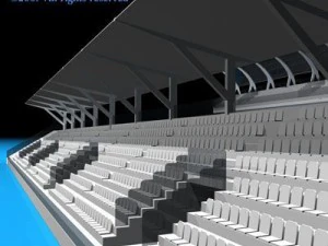stadium seating areas collecti 3D Model