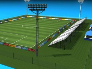 soccer field 3D Model