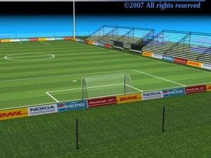 soccer field 3D Model