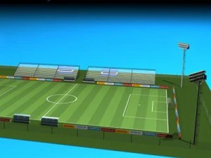 soccer field 3D Model