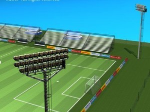 soccer field 3D Model