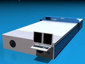 Schneidetisch 3D Modell