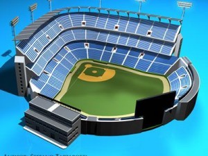 baseball stadium 3D Model
