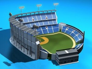 baseball stadium 3D Model