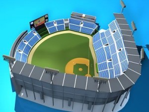 baseball stadium 3D Model