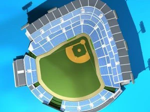 baseball stadium 3D Model