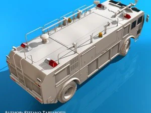 airport firetruck 3D Model