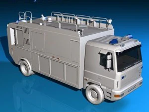 пожарная машина 3D Модель