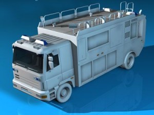 firetruck 3D मॉडल
