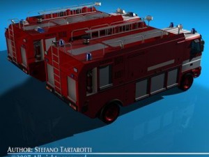 firetruck 3D मॉडल