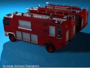 firetruck 3D मॉडल
