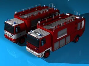 пожарная машина 3D Модель