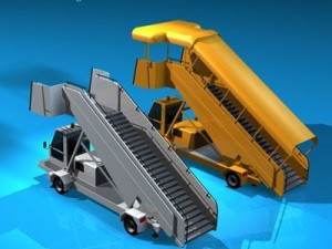 airport stairs vehicle Modello 3D