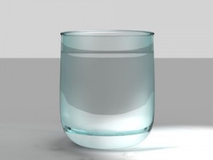 glass with water 3D Model