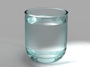 glass with water 3D Model
