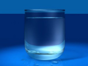 glass with water 3D Model