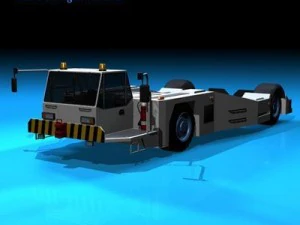 airport tow tractor2 3D Model