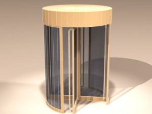 revolving door Model 3D