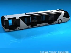 airport bus 3D Model