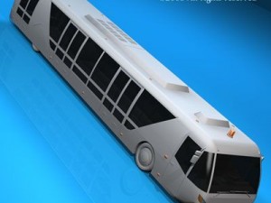 airport bus 3D Model