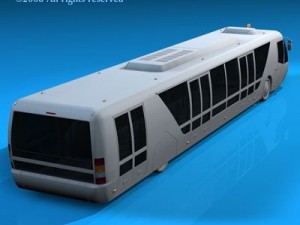 airport bus 3D Model