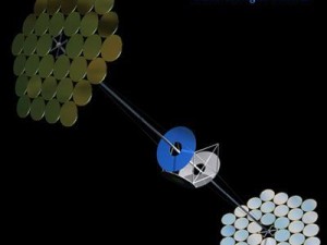 space solar power station 3D-Modell