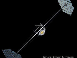 space solar power station 3D 모델