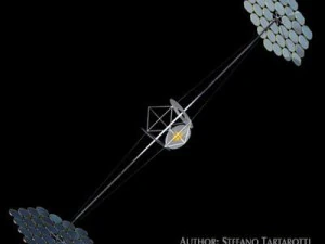 space solar power station 3D Model