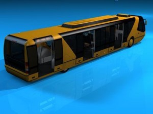 city bus 3D 模型